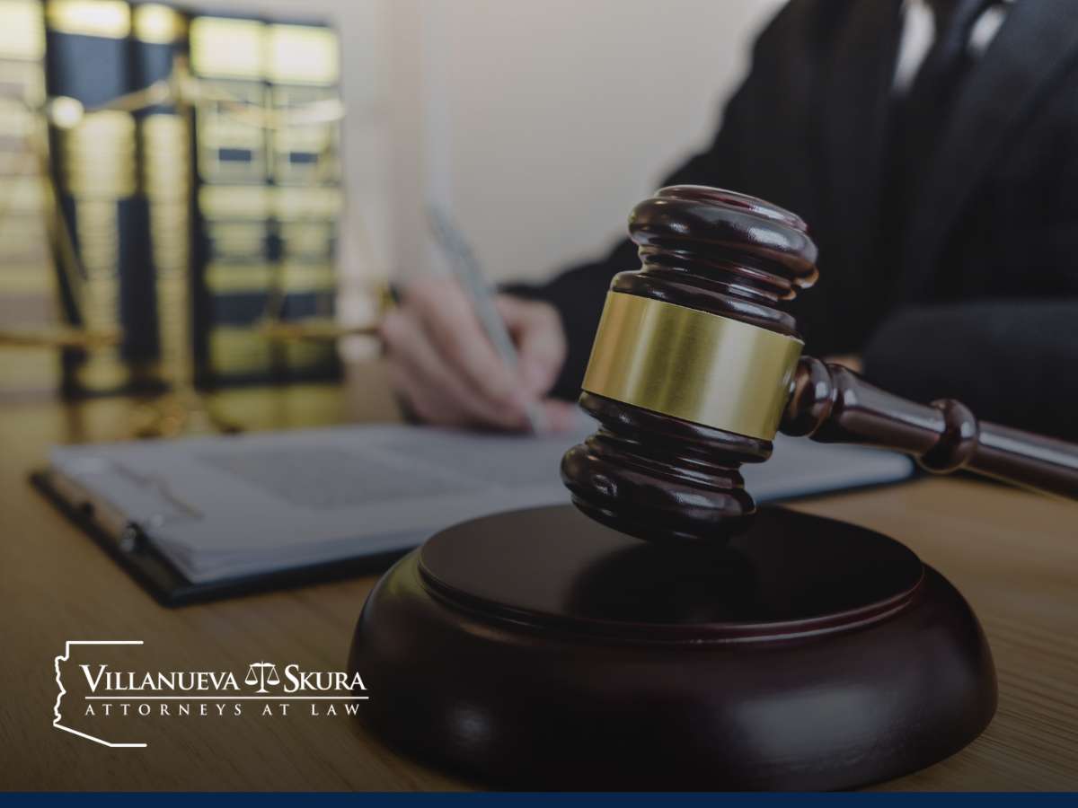 Judge’s gavel on a desk, symbolizing a Warrant to Seize Electronics legal process